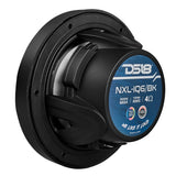 DS18 65 2Way Coaxial Marine Speakers wDigital LED Lights  Bullet Tweeter  Black  150W 4Ohm