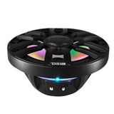 DS18 8 2Way Coaxial Marine Speakers wDigital LED Lights  Bullet Tweeter  Black  175W 4Ohm