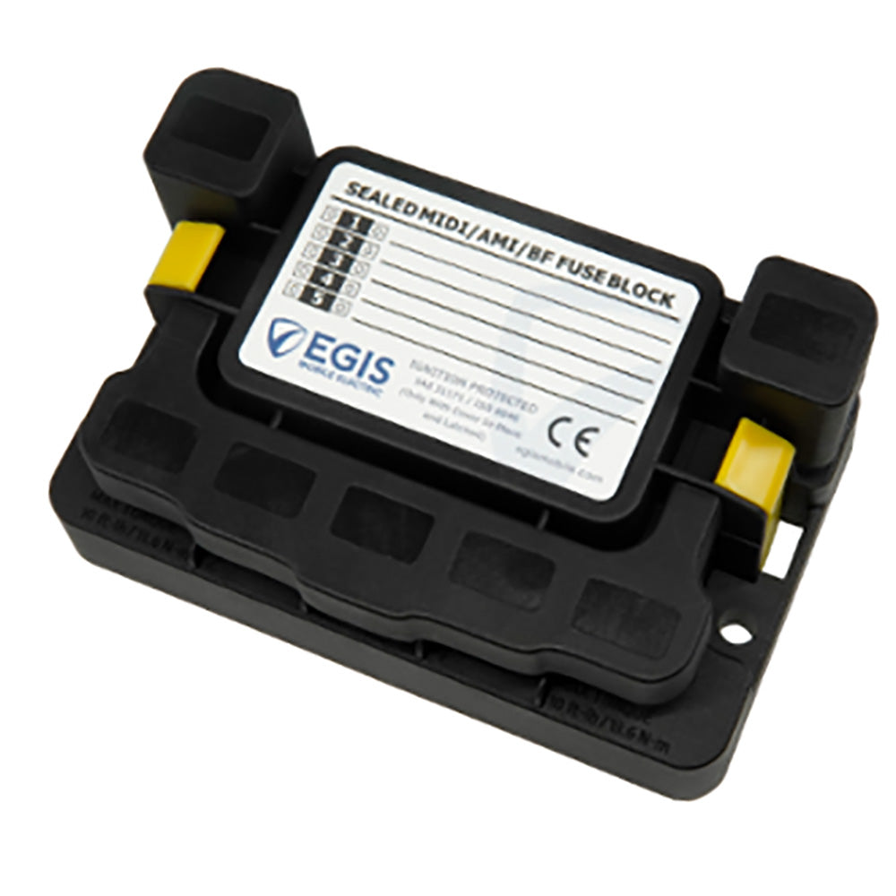 Egis MIDI 5x Fuse Block wSealed Cover