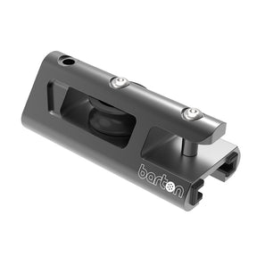 Barton 32mm End Stop  Becket Genoa Car Track  Black