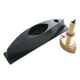 Echonautics Bronze Stem ThruHull CW DualFrequency Transducer wFairing Block  600W 50200 kHz