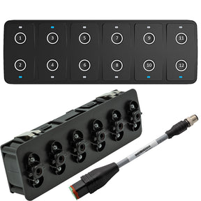 Maretron CKM12 Keypad wCKM to NMEA 2000 Adapter Cable  02M Horizontal Orientation