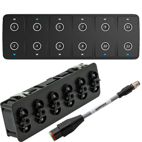 Maretron CKM12 Keypad wCKM to NMEA 2000 Adapter Cable  02M Horizontal Orientation