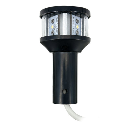 Seaview 12V C5 Certified Round 3nm LED Combo Masthead AllRound Light  Black LTBLED12C5BLK