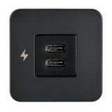 Scanstrut TILE USBC Interior Charging Socket  1224V  Black Bezel