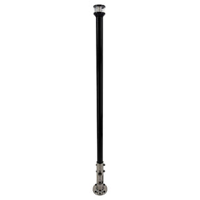 Seaview 36 Manually Folding Light Post w316 Stainless Steel Base  LTBLED12C5 Navigation Light  Black SVMHB136LEDSSB