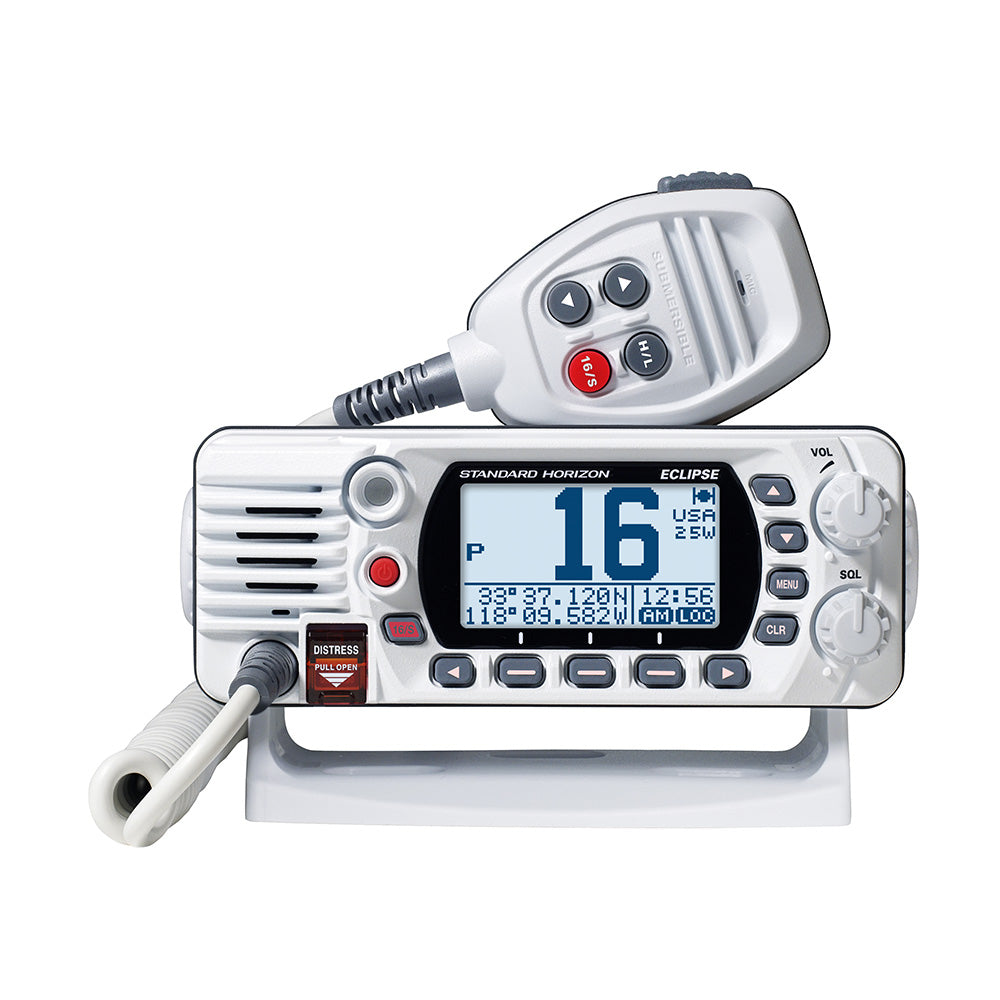 Standard Horizon GX1410W Eclipse Series 25W Fixed Mount VHF  White