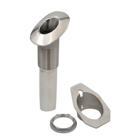 CE Smith Screwless Flush Mount Rod Holder  30 Degree  Black Liner  No Logo