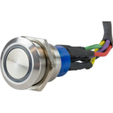 SeaDog LED Push Button OnOff Switch  Formed 304 Stainless Steel
