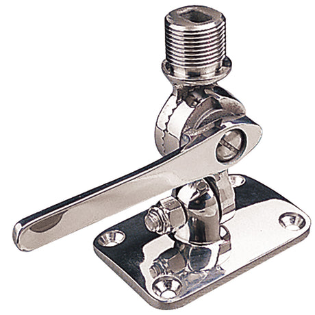 SeaDog Adjustable Antenna Base  Deck Mount  Investment Cast 316 Stainless Steel