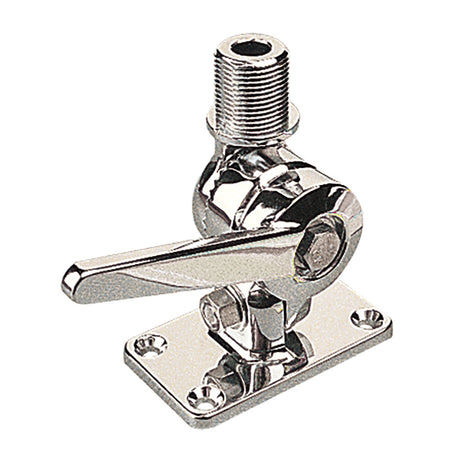 SeaDog Adjustable Antenna Base  Die Cast Zinc Chrome Plated
