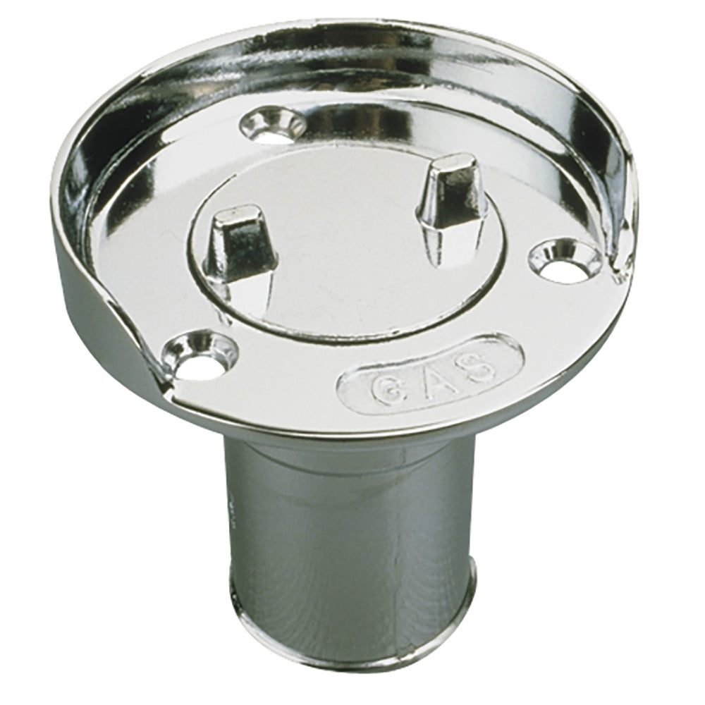 SeaDog Hose Deck Fill wSplash Guard  Die Cast Zinc Chrome Plated