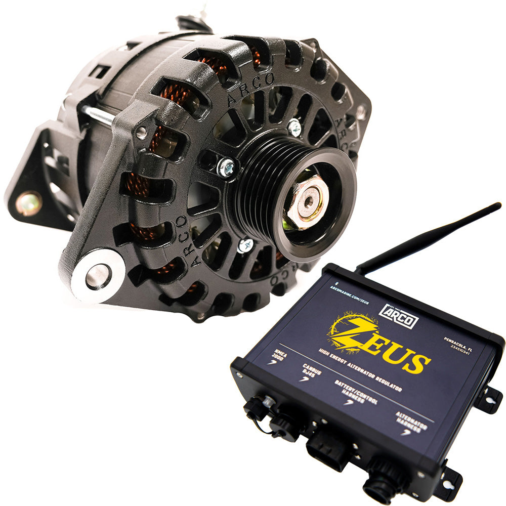 ARCO Zeus A275L 315 Alternator wIsolated Ground Common Rail Terminal Block  Zeus HighEnergy Alternator Regulator
