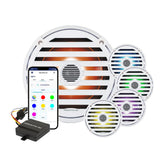 Aquatic AV ELITE 65 RGB Speakers  White  Pair