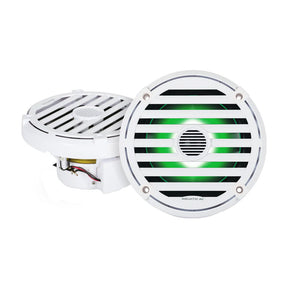 Aquatic AV ELITE 65 RGB Speakers  White  Pair