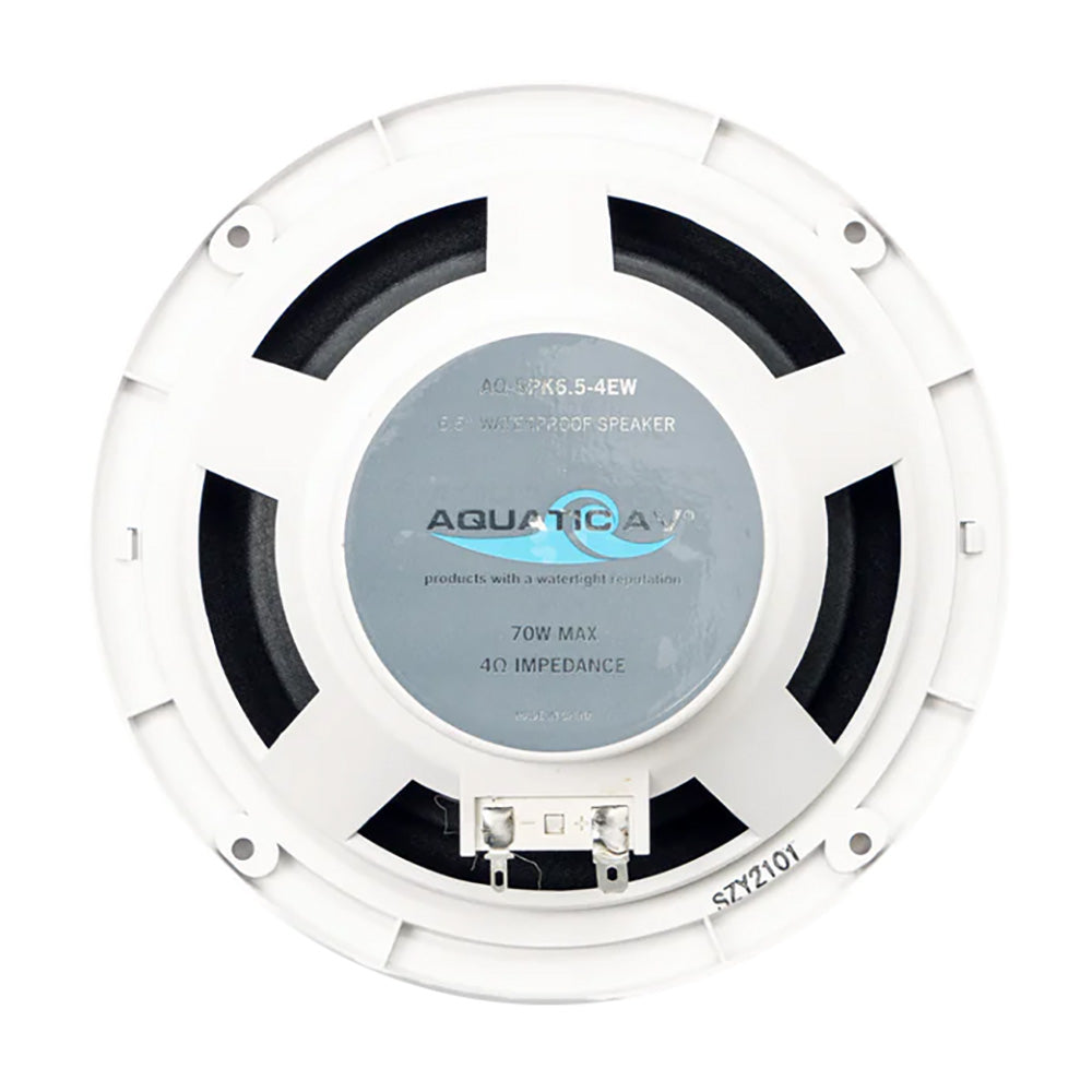 Aquatic AV 65 Economy Speakers  White  Pair
