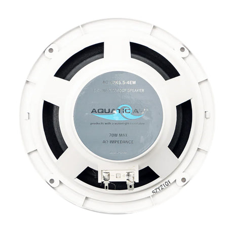 Aquatic AV 65 Economy Speakers  White  Pair