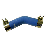 Trident Marine 212 ID 45 Blue Silicone Molded Wet Exhaust Elbow w4 TBolt Clamps