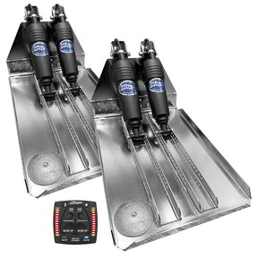 Bennett Marine BOLT 14x20 Dual Electric Trim Tab System wOne Box Indication Unit
