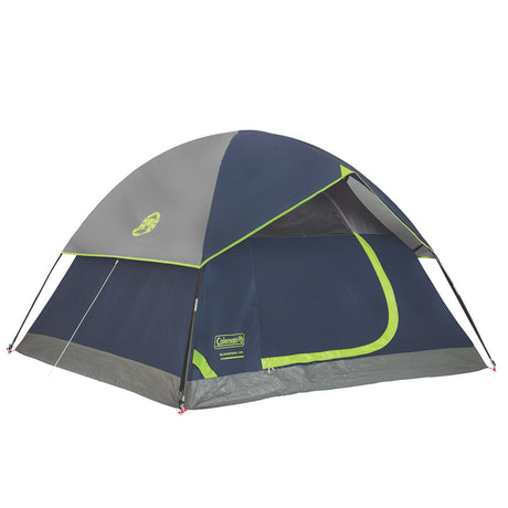 Coleman Sundome 4Person Camping Tent  Navy