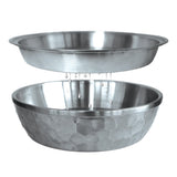 Toadfish Seafood Bowl  12  Stainless Steel  2 Layer Serving Bowl