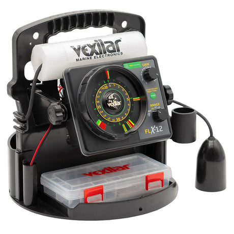 Vexilar FLX12 Pro Pack II Fishing System w12 Degree Ice Ducer