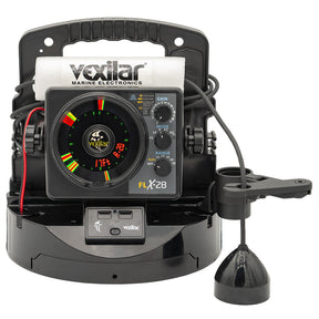 Vexilar FLX28 Pro Pack Elite Fishing System wPro View IceDucer  Vexilar Lithium Battery