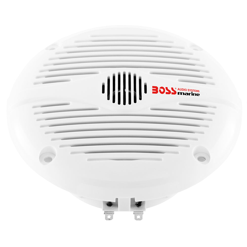 Boss Audio MR50 525 Round Speakers  White  Pair
