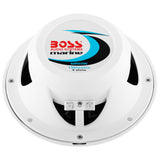 Boss Audio MR50 525 Round Speakers  White  Pair