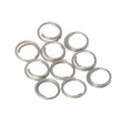 Barton Stainless Steel Split Rings  10mm  10Pack