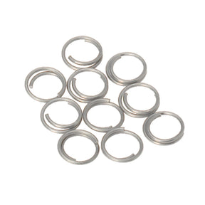 Barton Stainless Steel Split Rings  10mm  10Pack