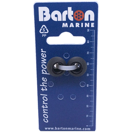 Barton 4mm Rope Stoppers  Black  Pair