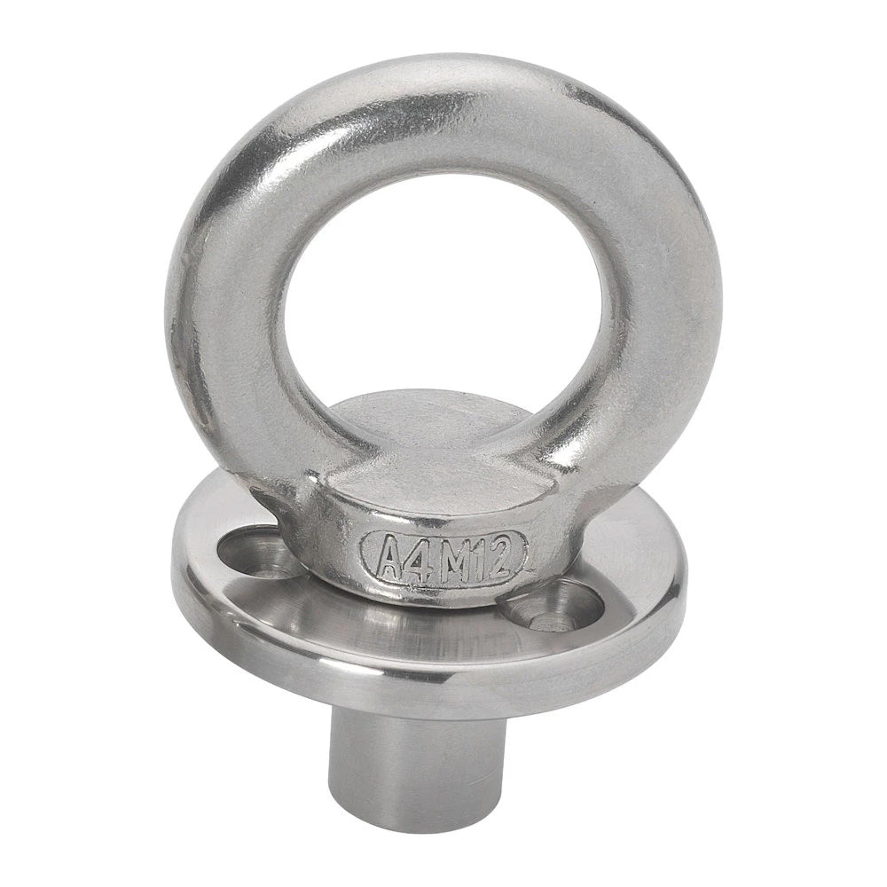Barton Deck Plate wFixing  Eye wBlanking Plug  M12 Eye
