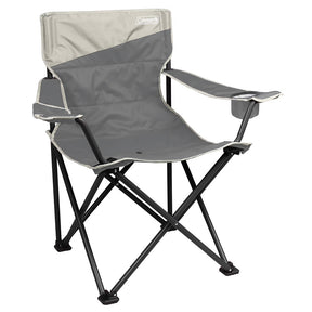Coleman Big  Tall Quad Camping Chair  Grey