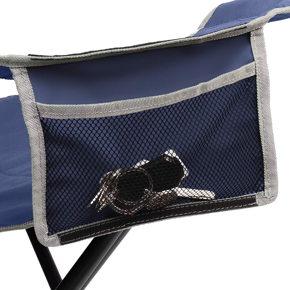 Coleman Big  Tall Quad Camping Chair  Skyfall Blue