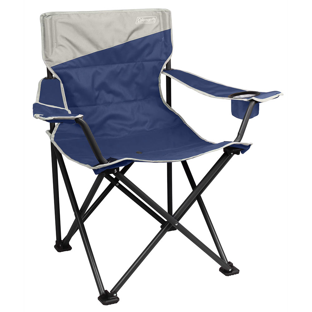 Coleman Big  Tall Quad Camping Chair  Skyfall Blue
