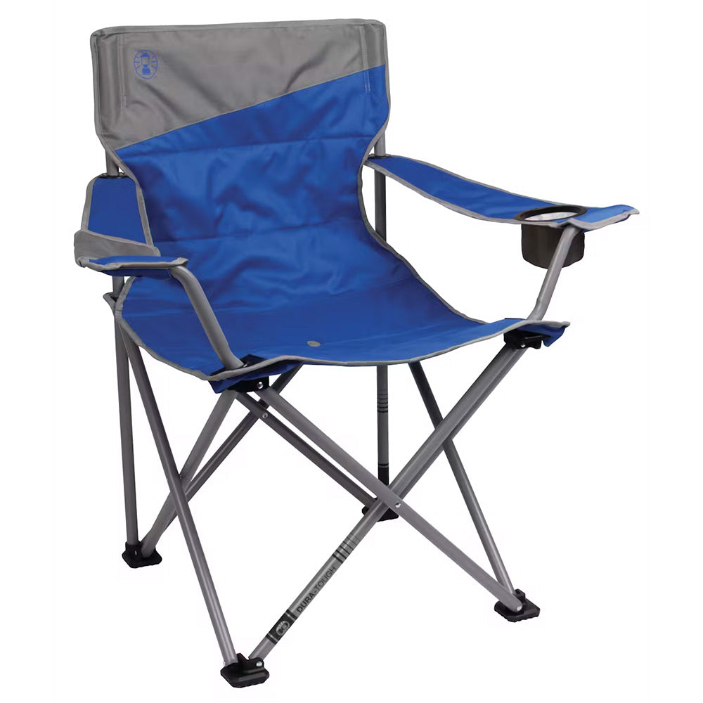 Coleman Big  Tall Quad Camping Chair  Blue