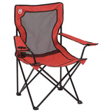Coleman Broadband Mesh Quad Chair  Red