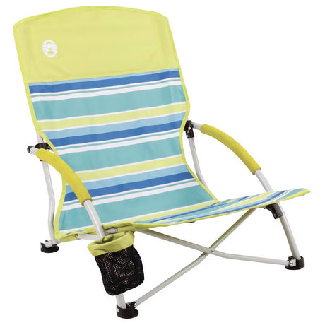 Coleman Utopia Breeze Beach Sling Chair  YellowBlue