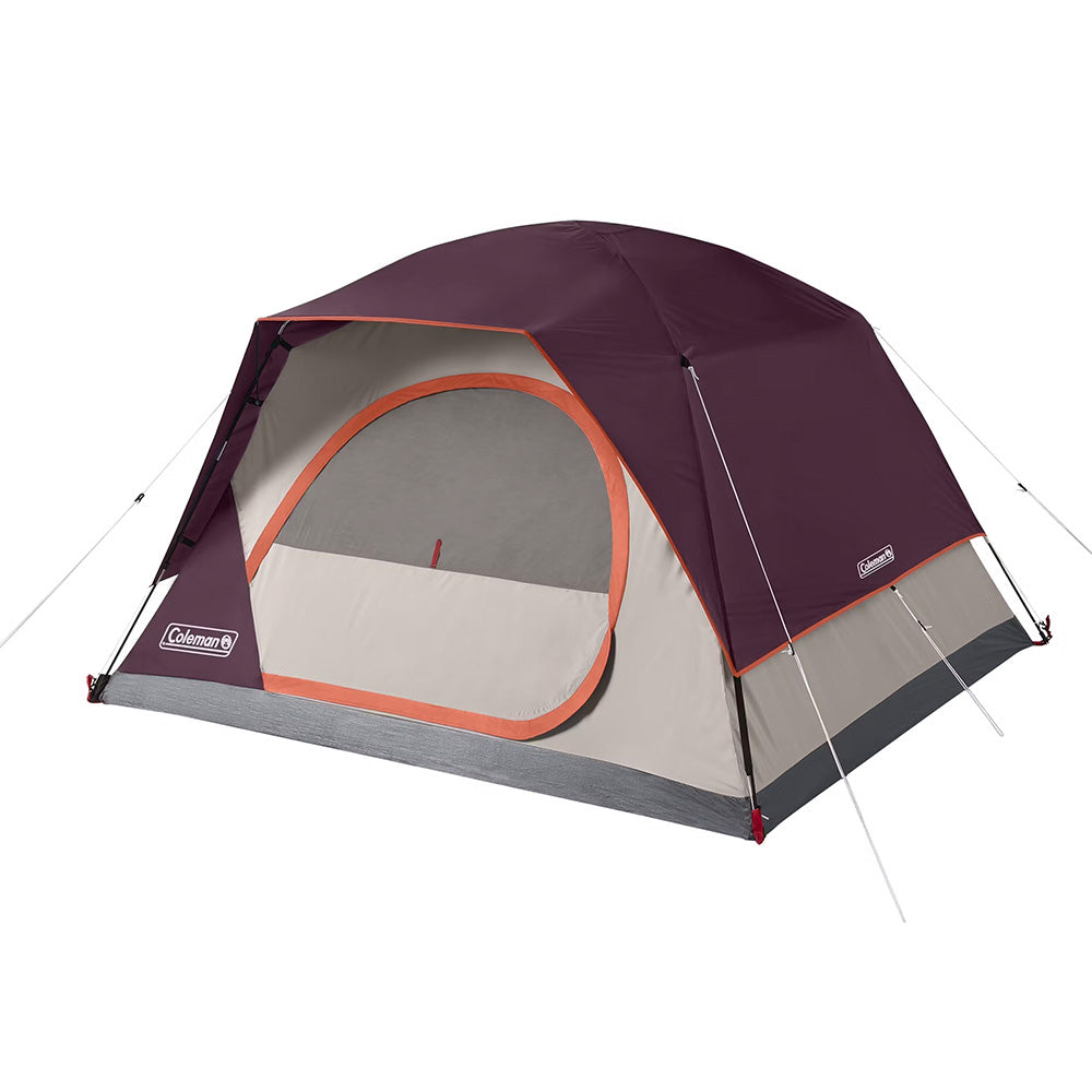 Coleman 4Person Skydome Camping Tent  Blackberry