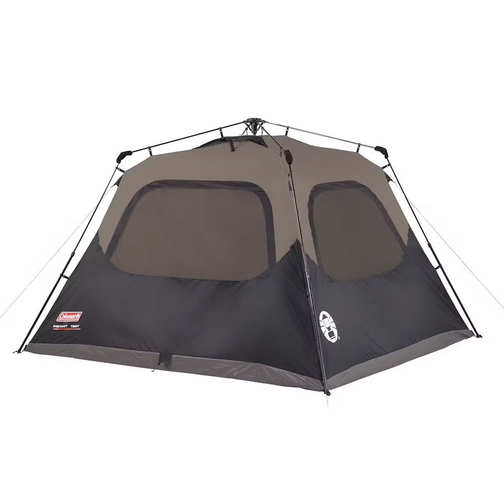 Coleman 4Person Cabin Camping Tent wInstant Setup  Black