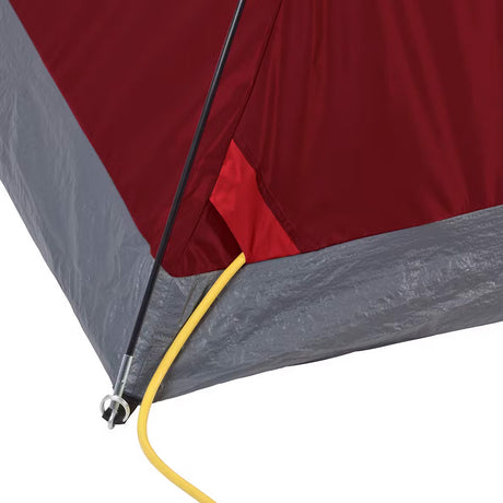 Coleman 4Person Flatwoods II Lightweight Dome Camping Tent  Red