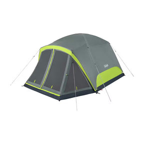 Coleman 6Person Skydome Camping Tent wScreen Room  Rock Grey