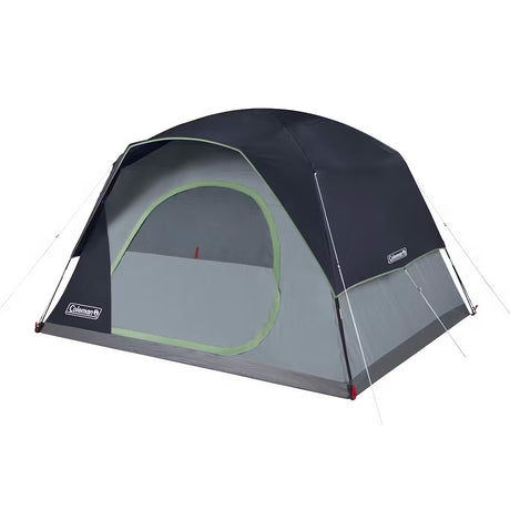 Coleman 6Person Skydome Camping Tent  Blue Nights