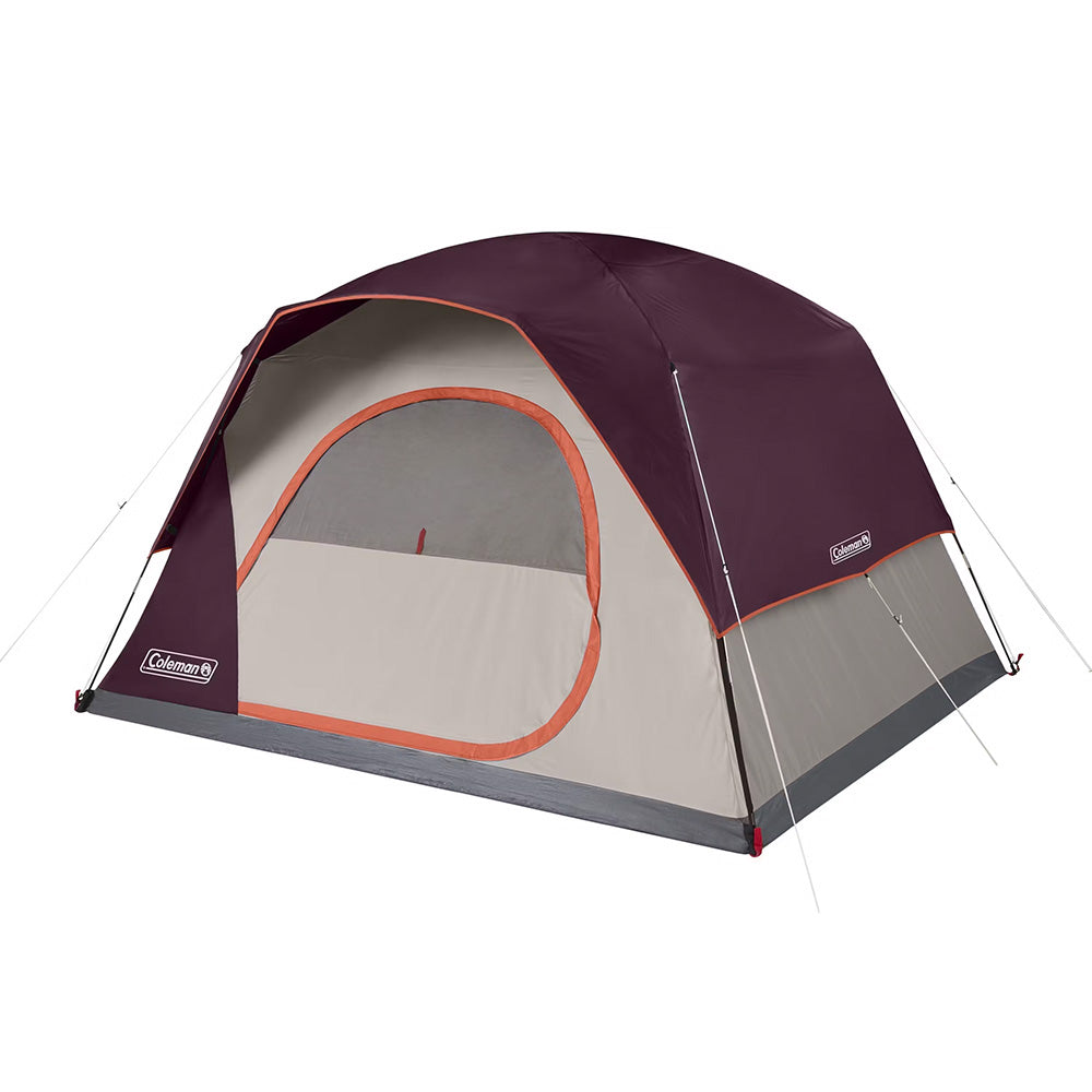Coleman 6Person Skydome Camping Tent  Blackberry