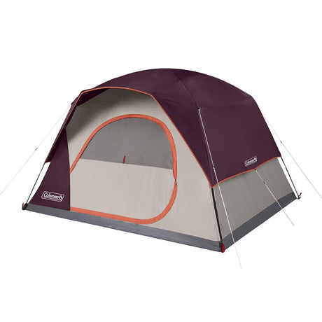 Coleman 6Person Skydome Camping Tent  Blackberry
