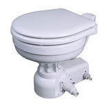 Raritan Sea Era Marine Size Pressurized Freshwater Toilet wMultifunction Panel  White  12V