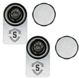Secure Outdoors Elite Lock  Dual  Universal  Silver