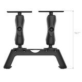 RAM Mount RAM Fishfinder Deck Kit wDual Marine Electronic Mount