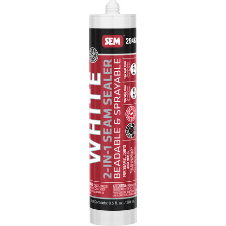 SEM 2IN1 Seam Sealer  95oz Tube  White